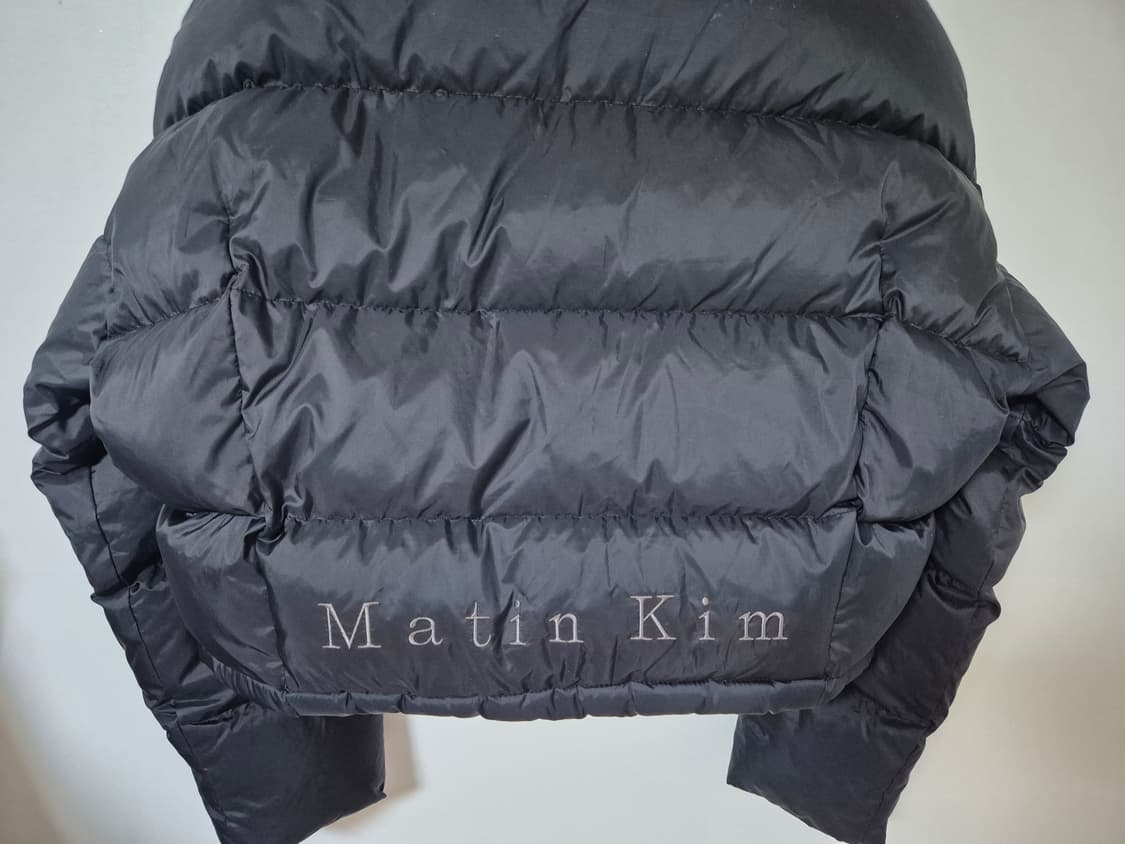 마뗑킴 테이핑 푸퍼 다운점퍼 블랙 S 상품이미지5