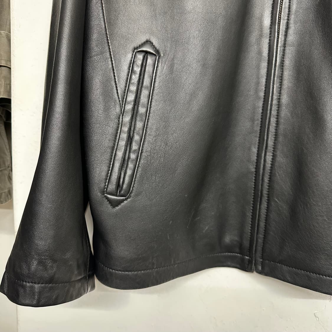 램레더 싱글라이더 자켓 상품이미지4