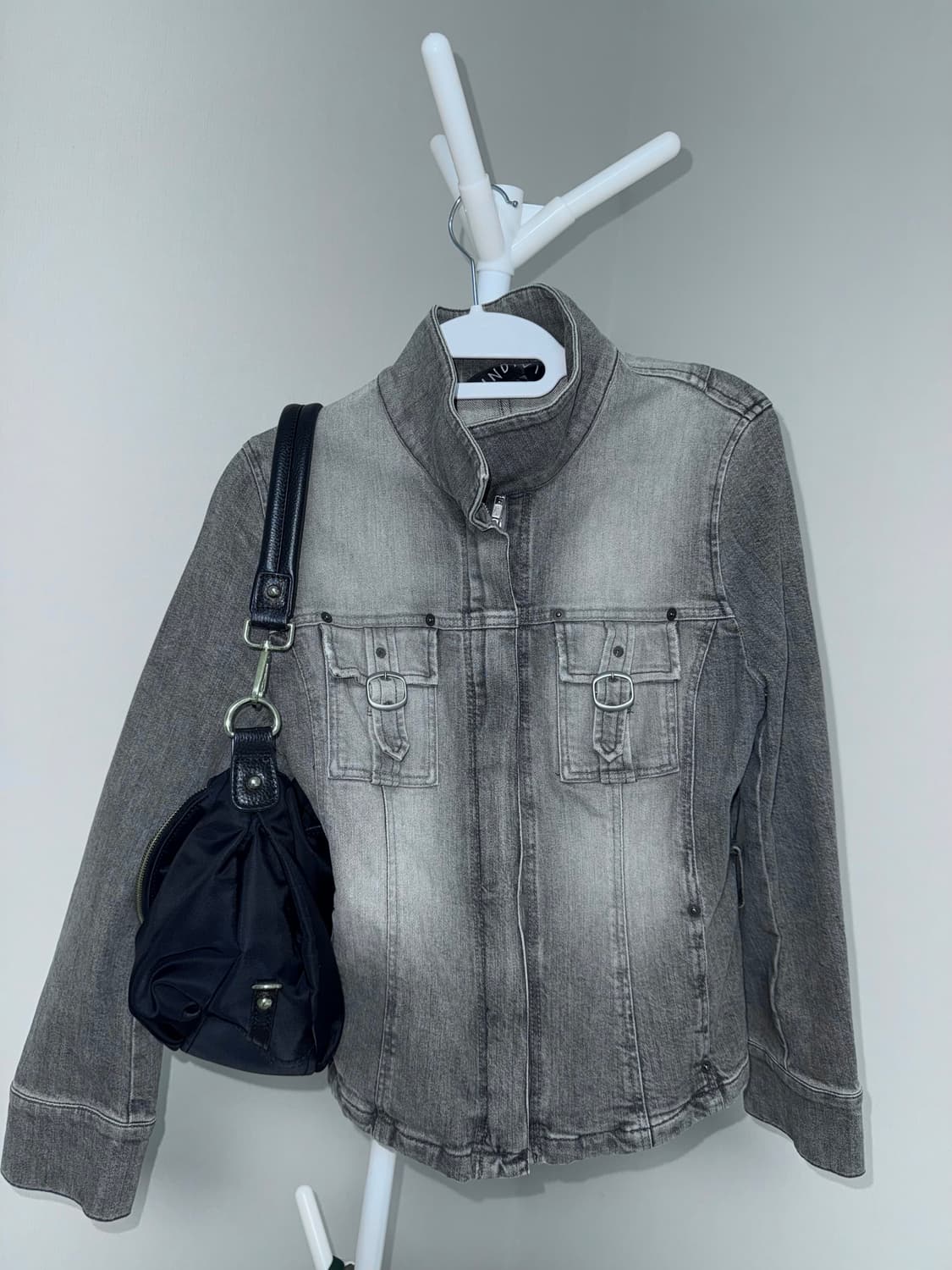 그레이 데님자켓 상품이미지1