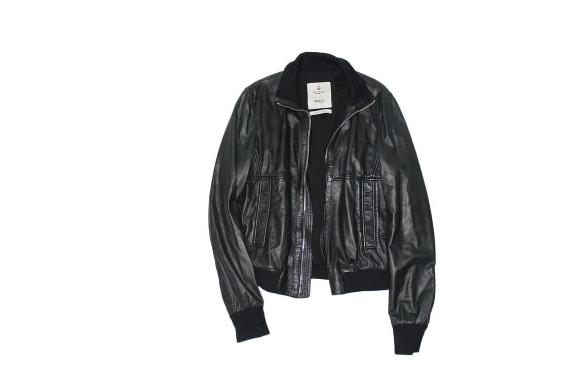 Bally 발리 베라펠레 레더 크롭 블루종 상품이미지3