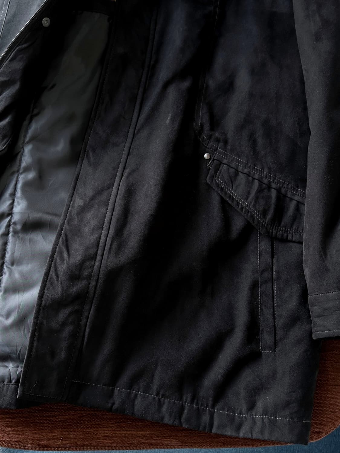 Stand collar soft touch volume blouson 상품이미지6