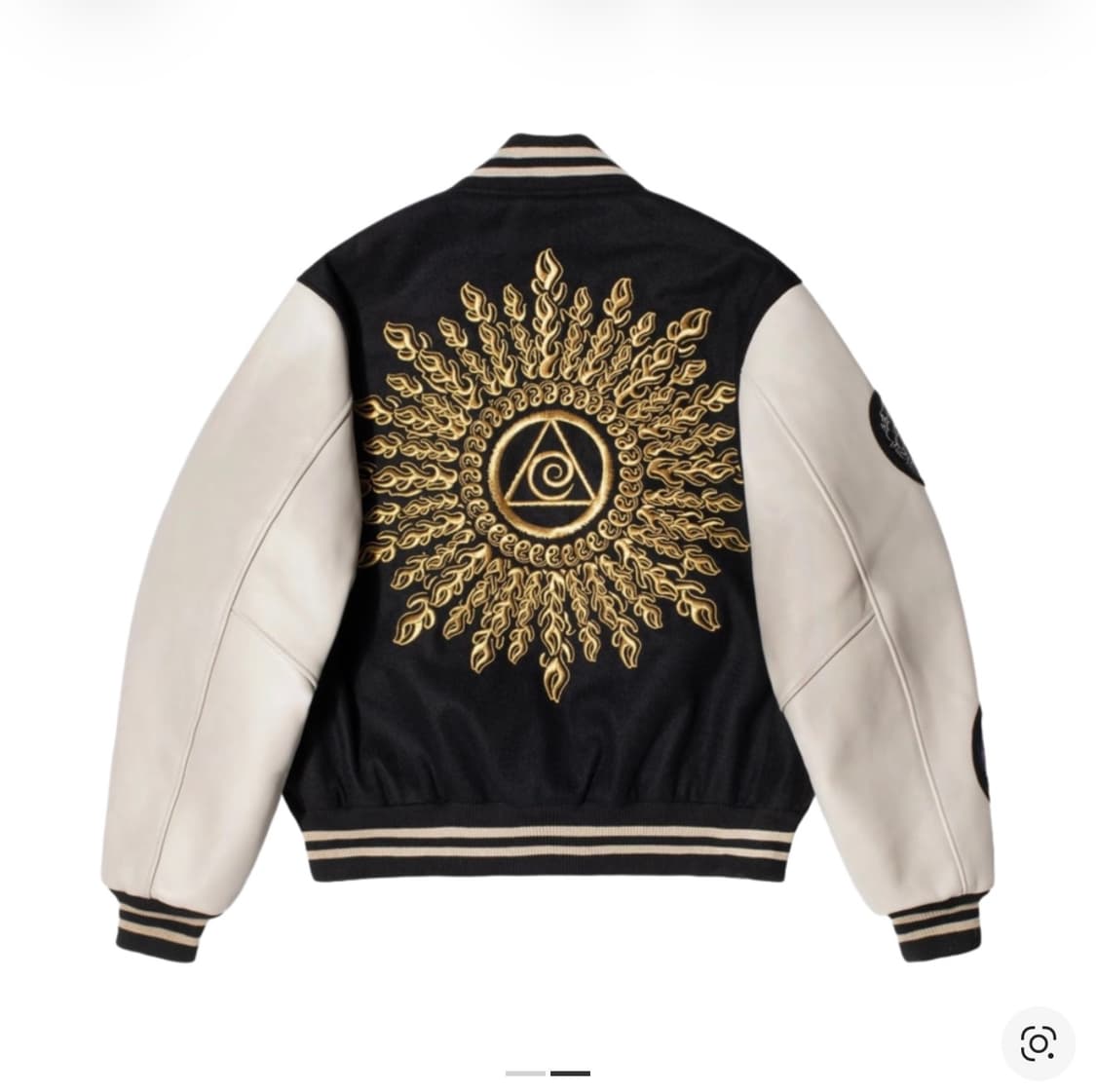 스투시 x 드리스 반 노튼 바시티 자켓 블랙 S 상품이미지2