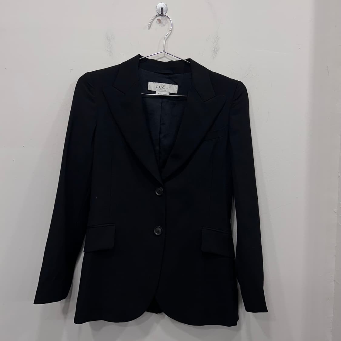 구찌 워커 유니폼 슬림 투버튼 블레이져 상품이미지2