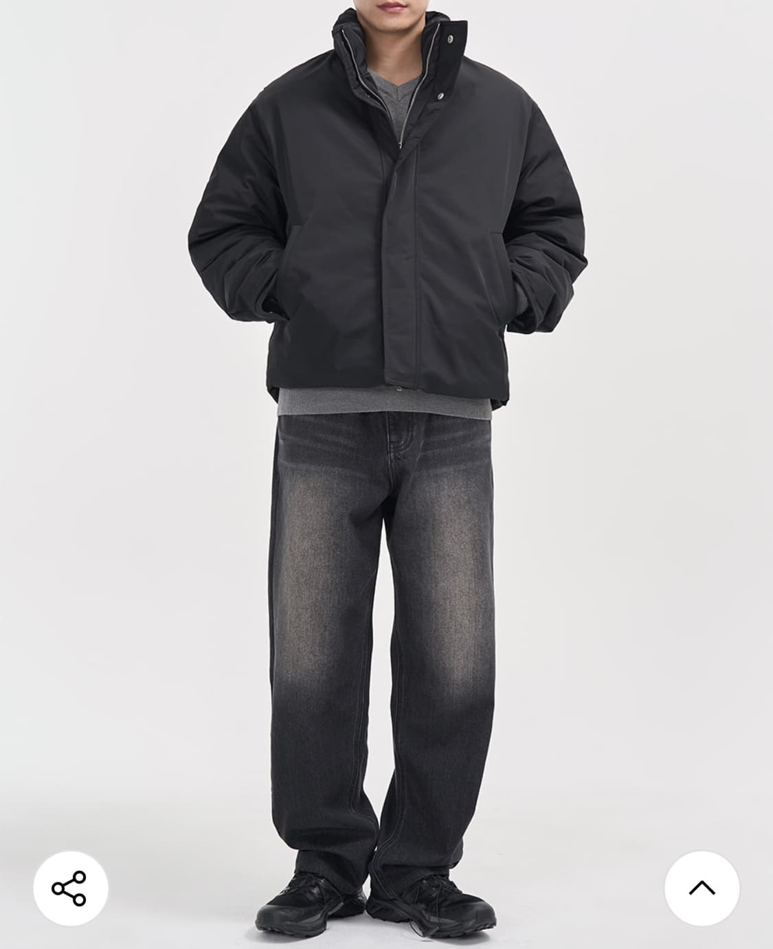 토피 숏패딩 봄버 상품이미지5