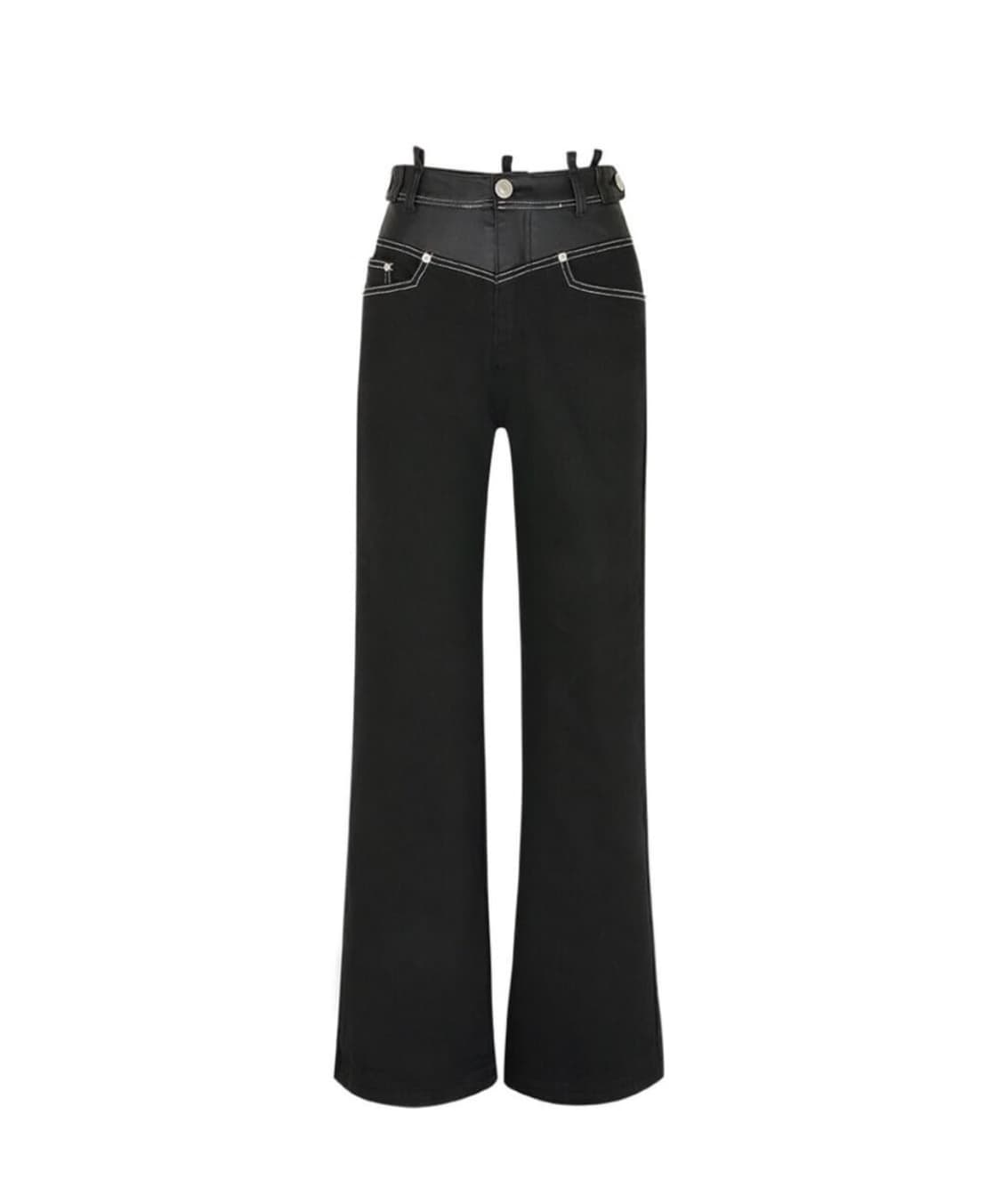 Yuse 유즈 레더포인트 바지 (거의새거) 상품이미지1