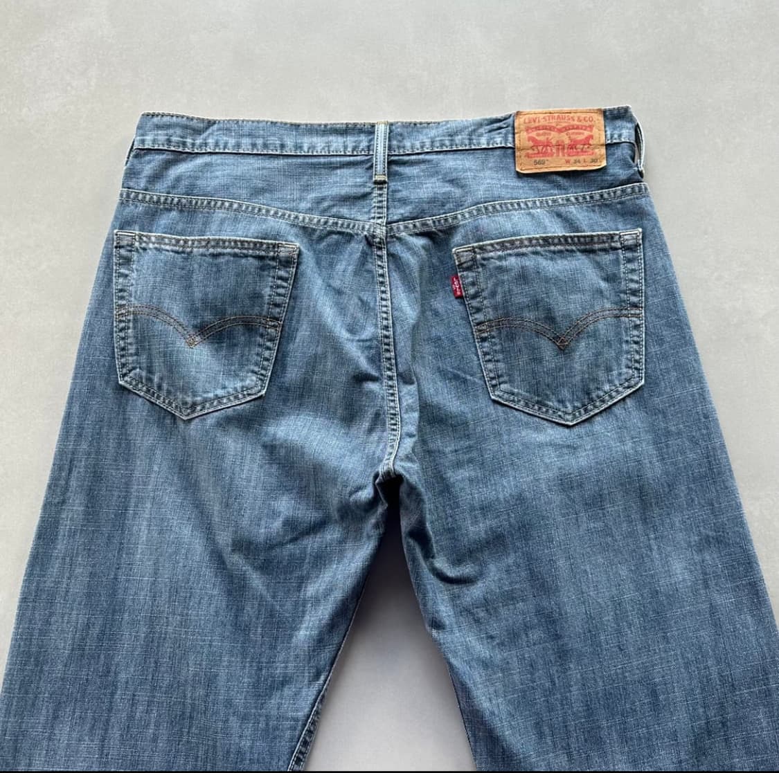 [34인치]리바이스 569 루즈 스트레이트 데님 청바지 상품이미지5