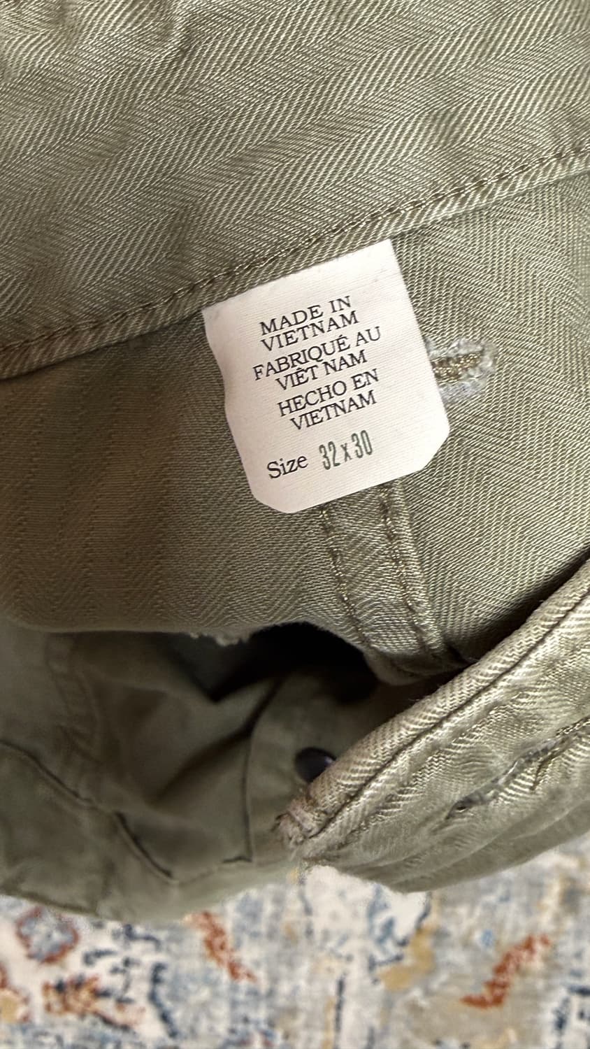 더블알엘 헤링본 팬츠 32x30 상품이미지4