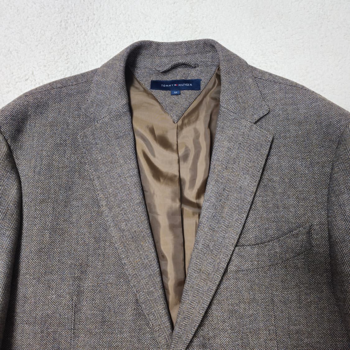 XL 타미힐피거 헤링본 브라운 블레이저 자켓 상품이미지2