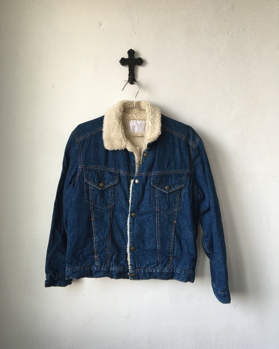 Fake fur denim jacket 상품이미지2