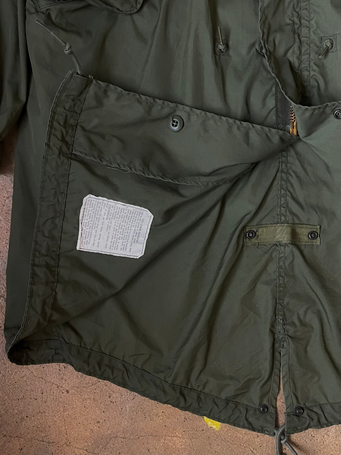 [S]72s US 오리지널 미군 M65 피쉬테일 2세대 상품이미지5