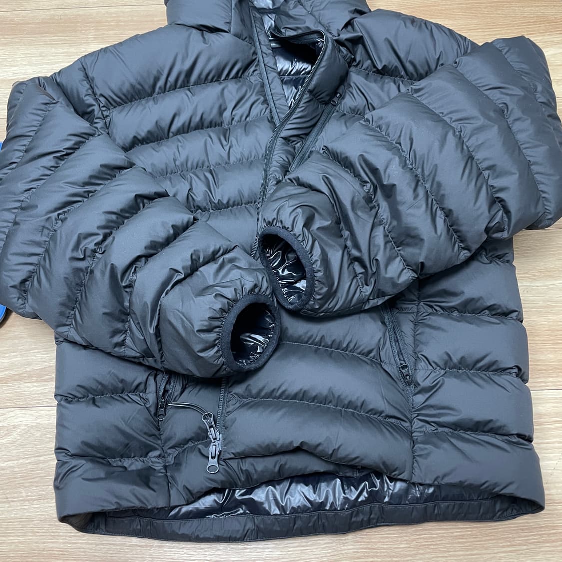 무탠다드 시티레저 후드 라이트다운 자켓 블랙 2XL 상품이미지6