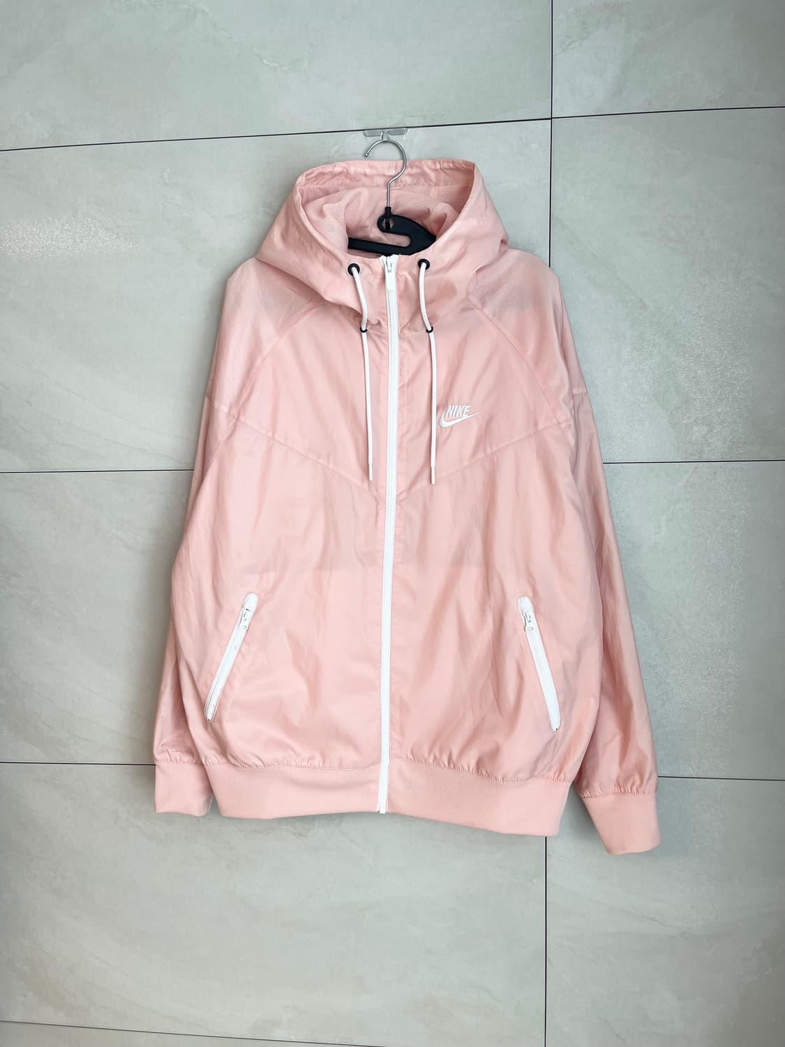 나이키 윈드러너 바람막이 핑크오렌지 [M] 상품이미지3