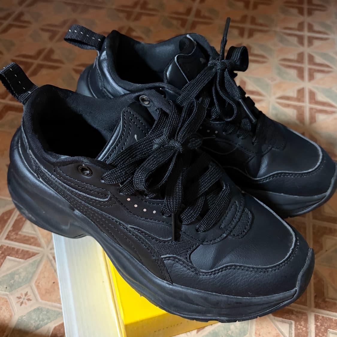 푸마 실리아 웨지 블랙 실버 393915-03 상품이미지2