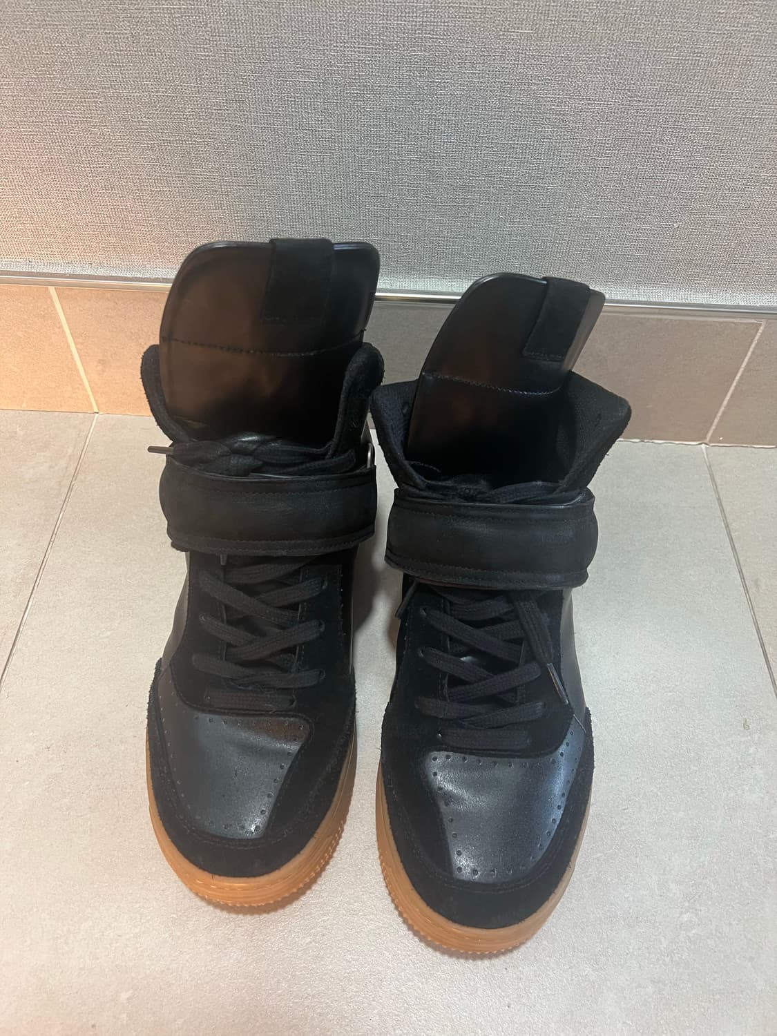 Open yy high sneakers black  상품이미지4