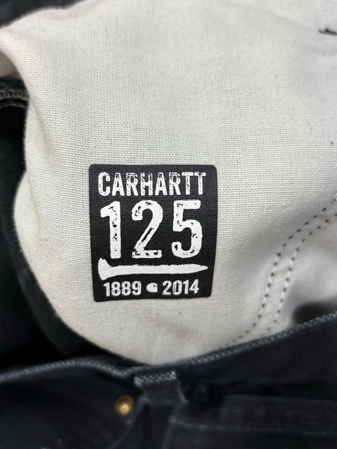 칼하트 b01 더블니 125주년 블랙 usa 페인터 상품이미지5