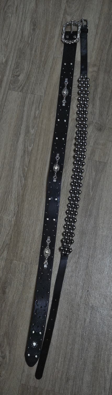 빈티지 스터드 펑크 벨트 상품이미지2