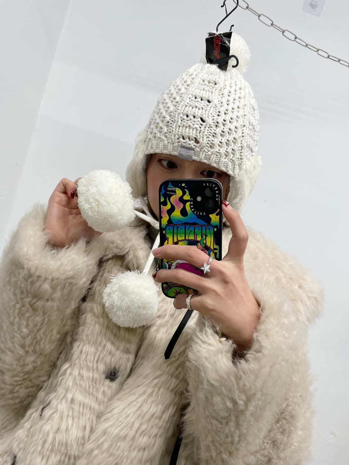 스노우 퍼 이어플랩 비니 상품이미지2