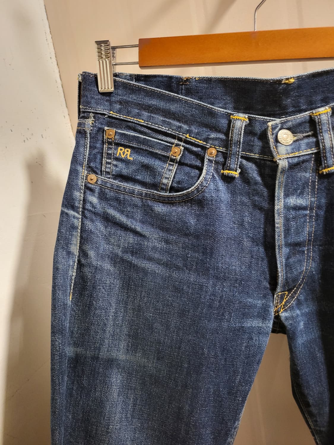 RRL 더블엘알 슬림핏  셀비지 데님 29인치 상품이미지3