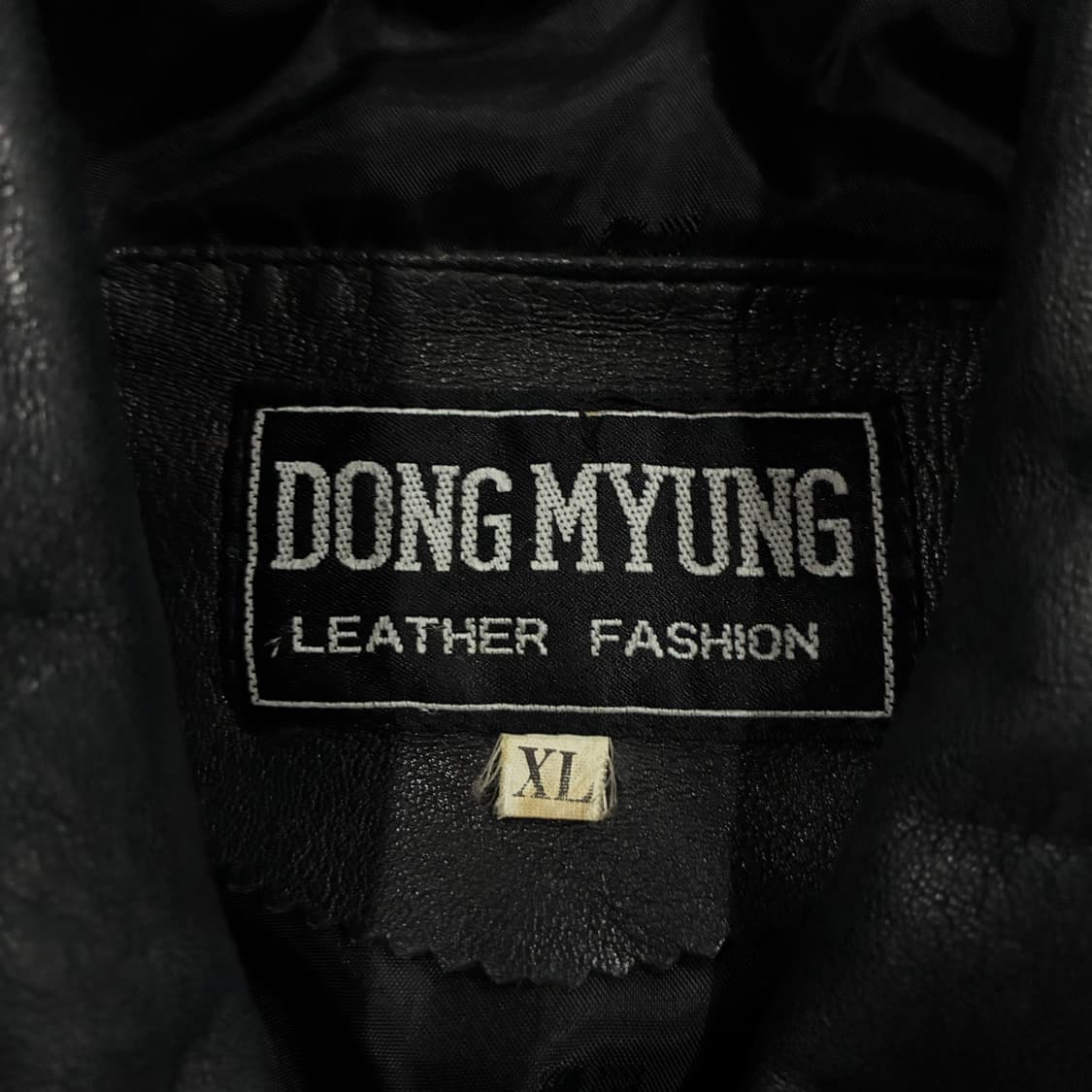 DONG MY 양가죽 블랙 봄버 자켓 XL 상품이미지2