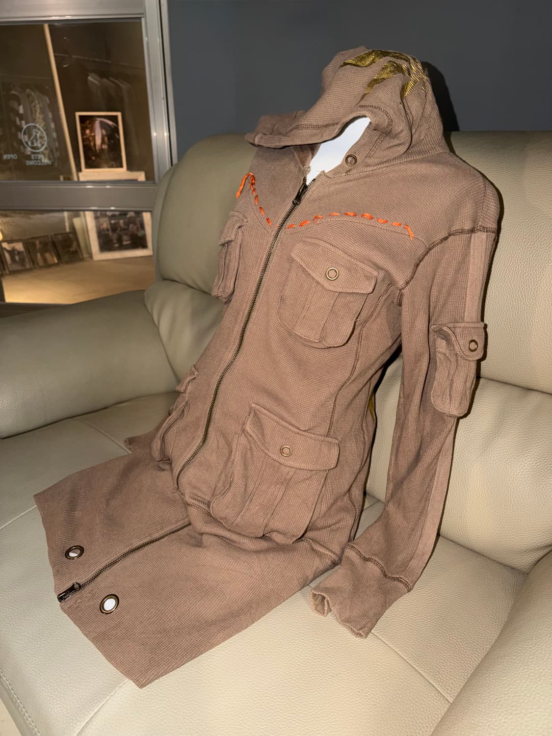 multi pocket printing hood zip-up & ops 상품이미지1