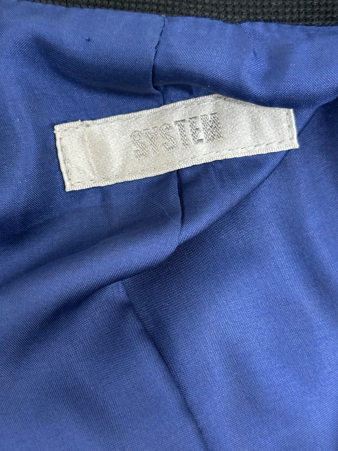 시스템 블랙 더블자켓 상품이미지7