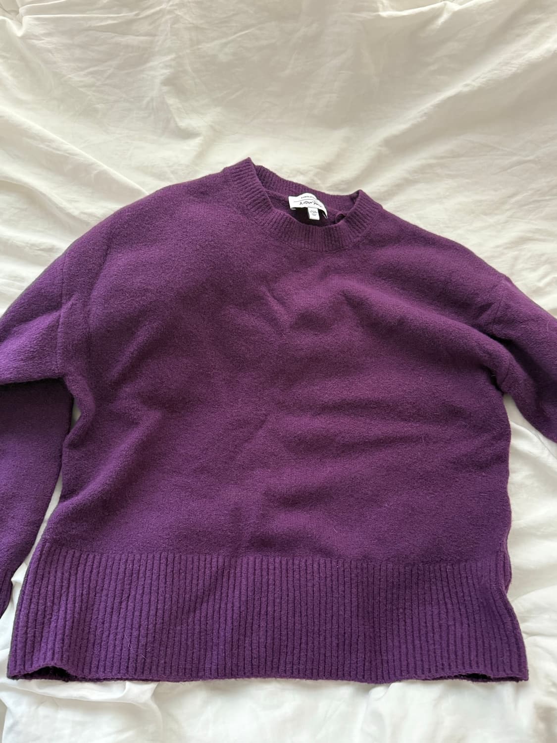 앤아더스토리즈 바이올렛 니트 상품이미지4