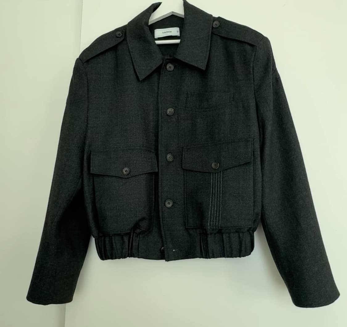 웨이비니스 견장 블루종 Epaulet Crop Blouson 상품이미지1