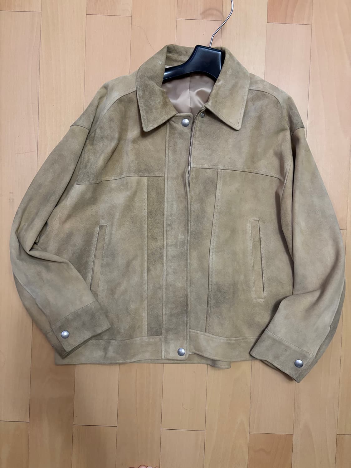 인도산 염소 스웨이드 자켓 상품이미지2