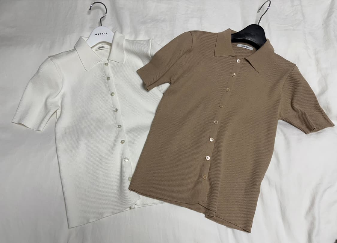 NOCOIN 카라 니트 가디건 - 아이 상품이미지2