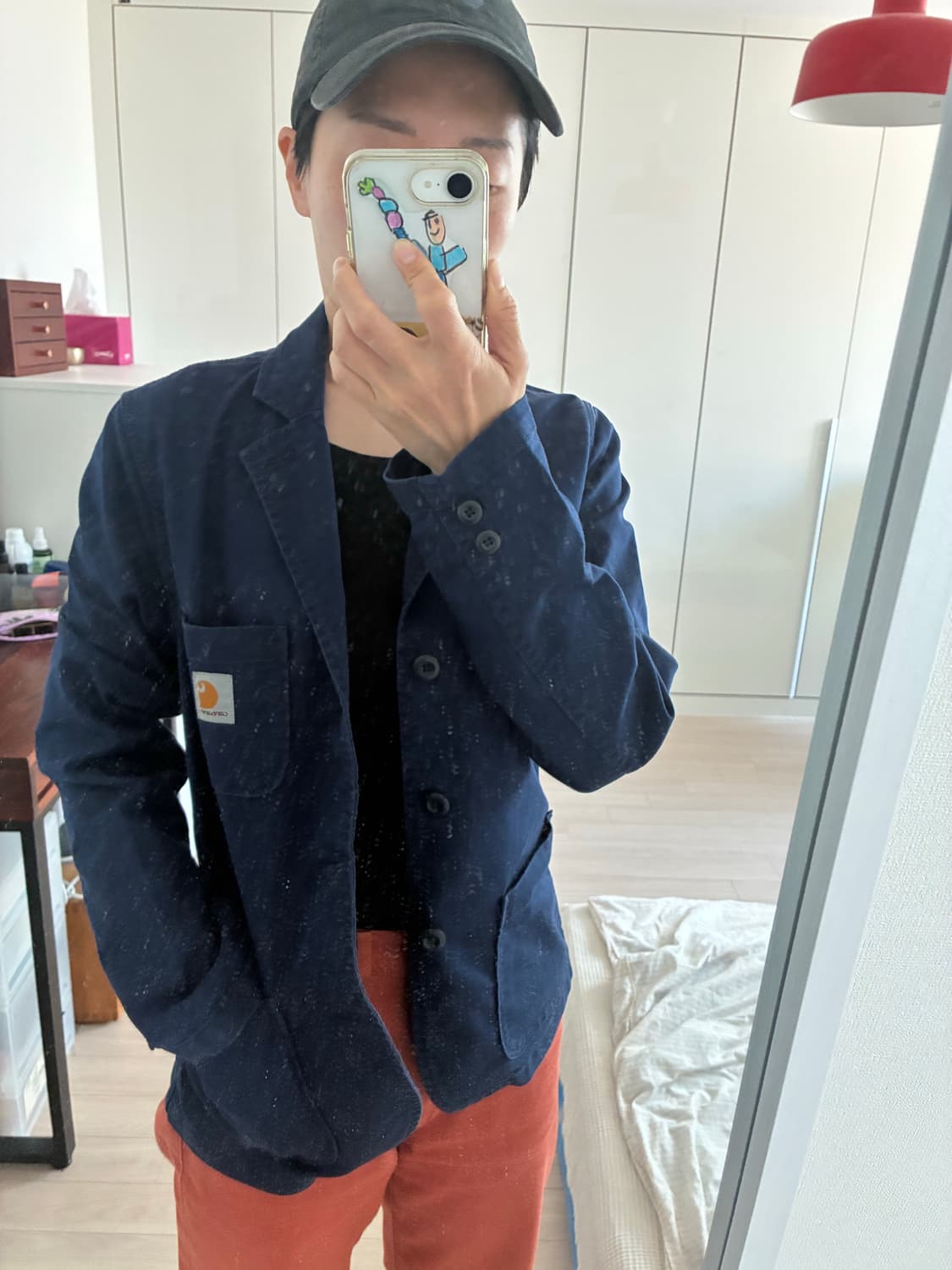 [Carhartt WIP] Sid Blazer 네이비 S 상품이미지7