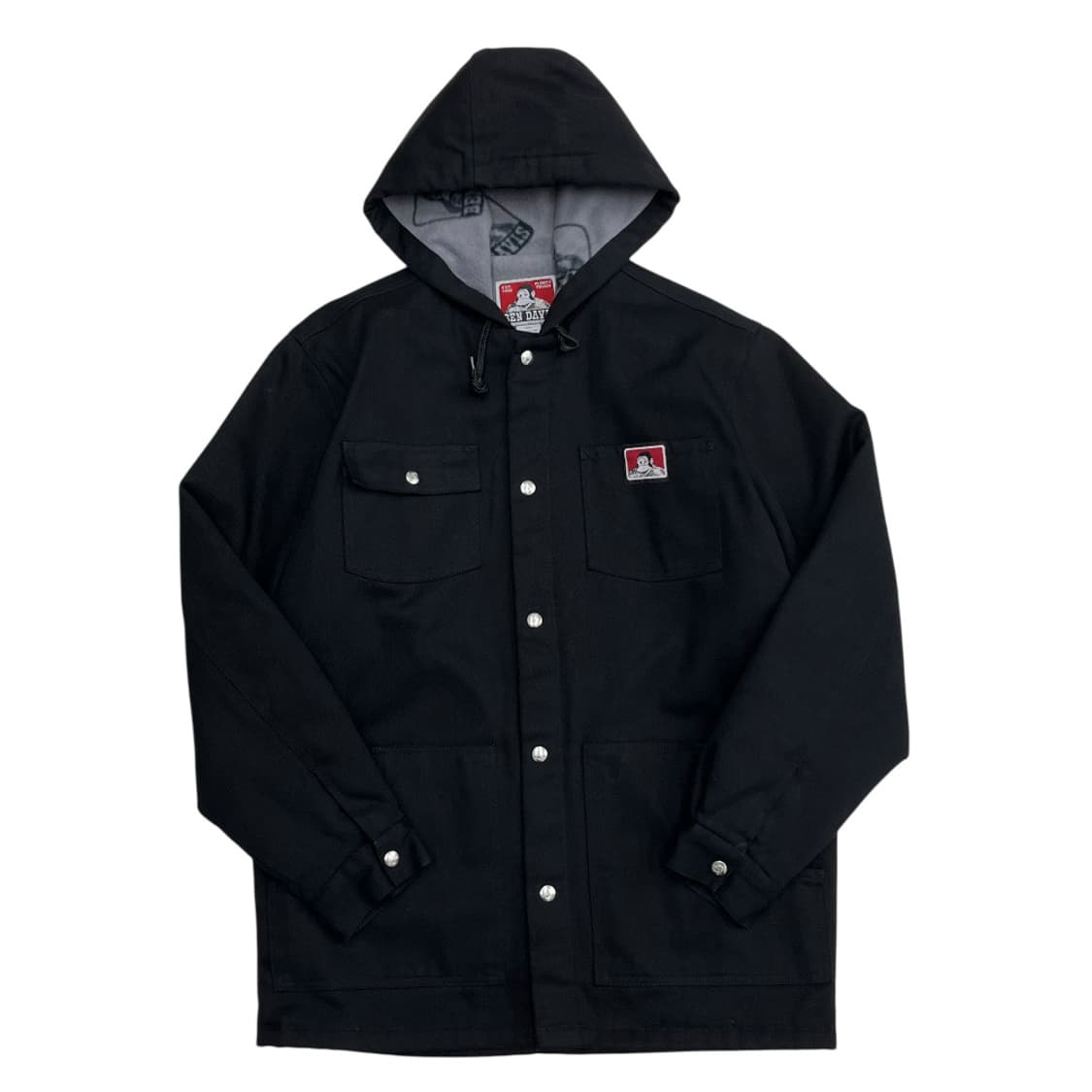 벤데이비스 미니로고 포켓 블랙 후드 자켓 M 상품이미지2