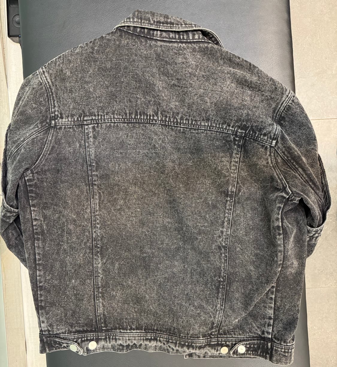 파프롬왓 파아카이브 써클 서클 워시드 데님 자켓 상품이미지6