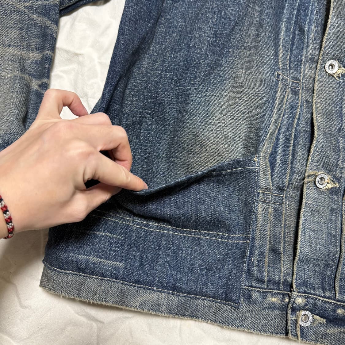네이버후드 25AW 새비지 데님 자켓 [XL] 상품이미지3