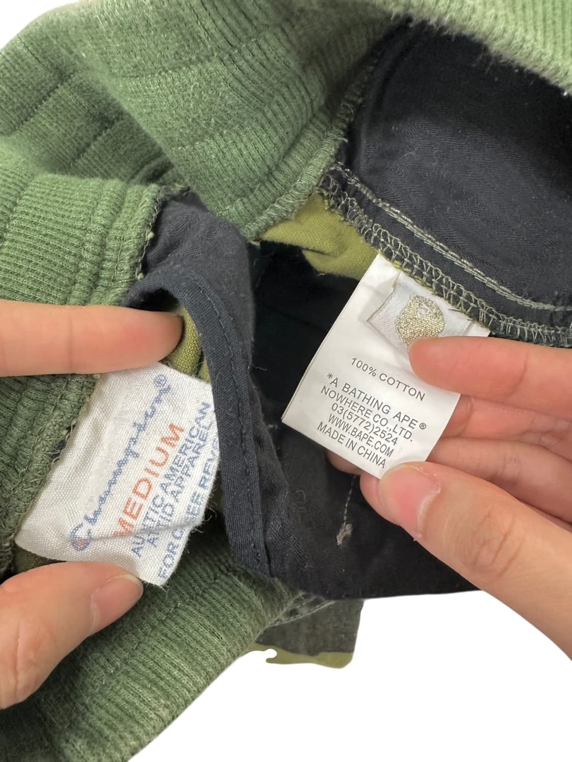 베이프 X 챔피온 조거팬츠 (M)  상품이미지8