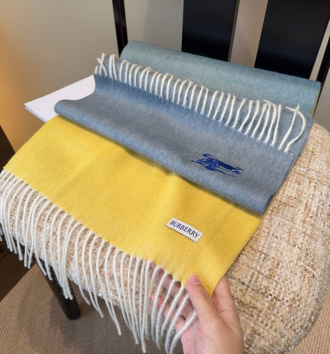 버버리 리버서블 스카프 100% 램스울
 상품이미지5