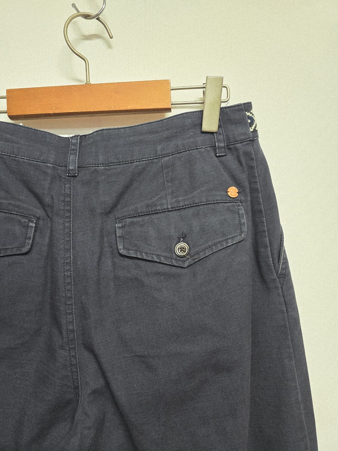 thursdayisland 와이드 팬츠 네이비 상품이미지5