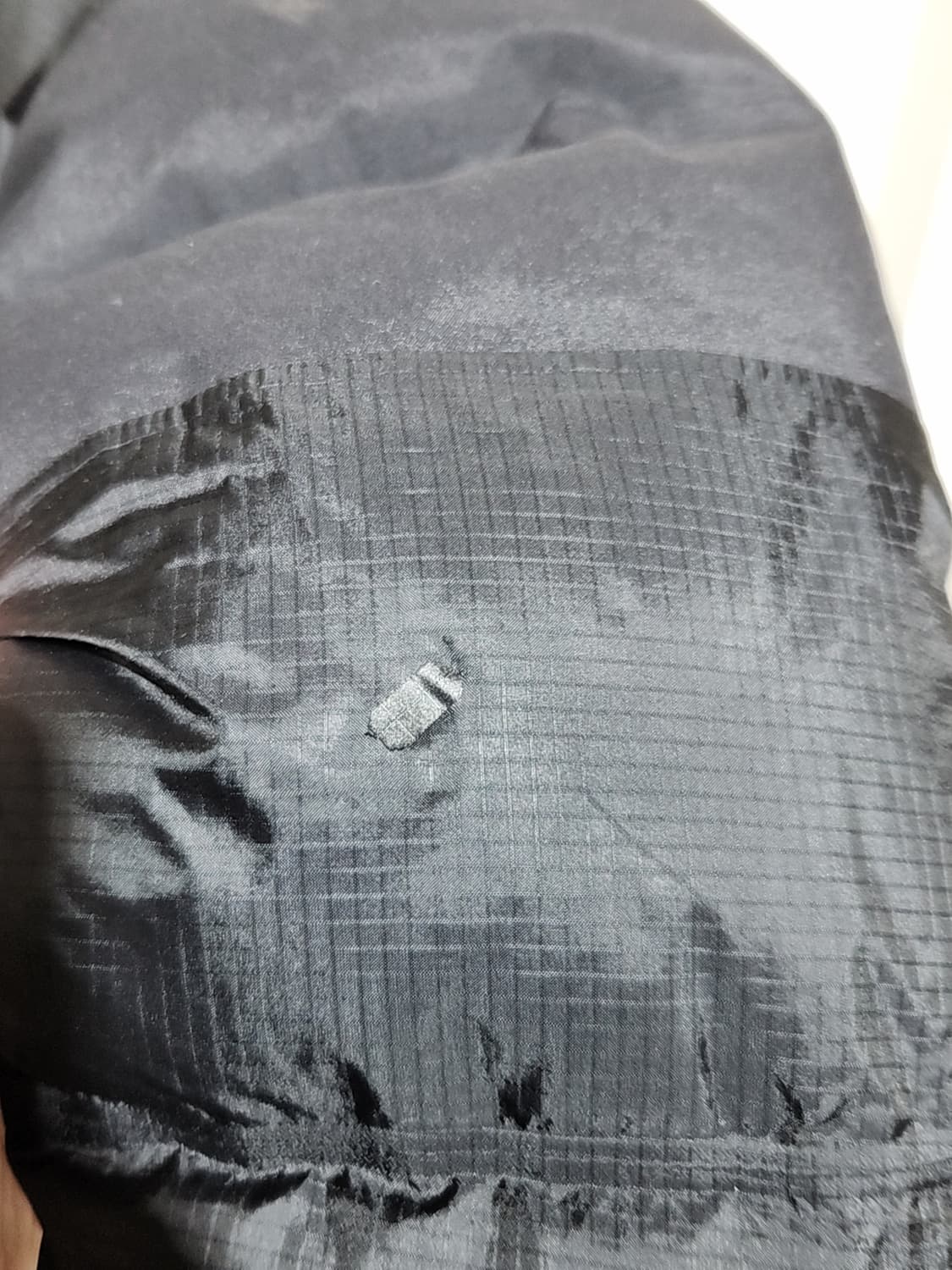 (M) 노스페이스 거위털 패딩점퍼 블랙 고어텍스 다운자켓 후드  상품이미지7