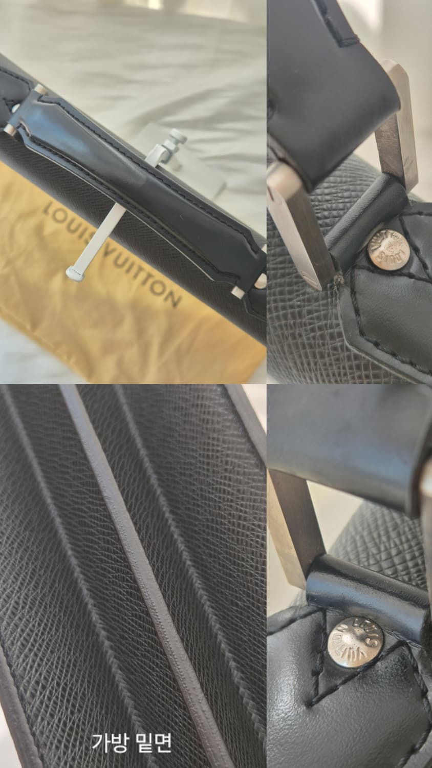 [정품] 루이비통 타이가 모스코바 서류가방 브리프케이스 블랙 상품이미지7
