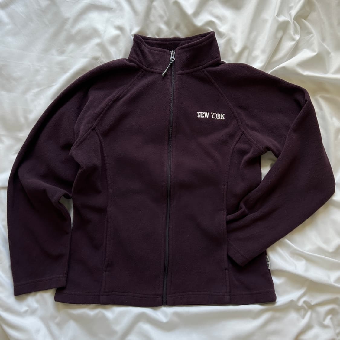 빈티지 퍼플 후리스 집업 상품이미지4