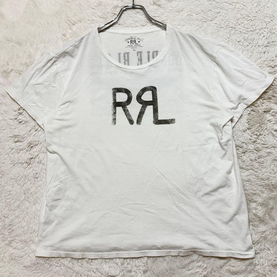 RRL 더블알엘 Union of Craft 이글 그래픽 티셔츠 화이트 상품이미지3
