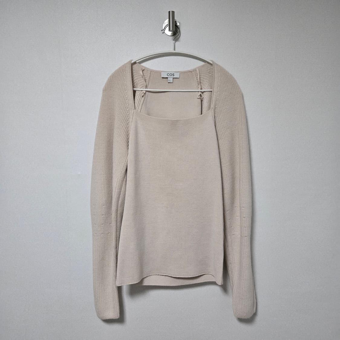 코스 퍼프 슬리브 울 니트 / 여성 니트/ 여자 니트  상품이미지3