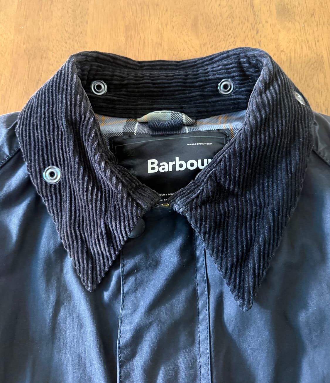 Barbour Bedale Wax Jacket Black C42 Made 상품이미지5
