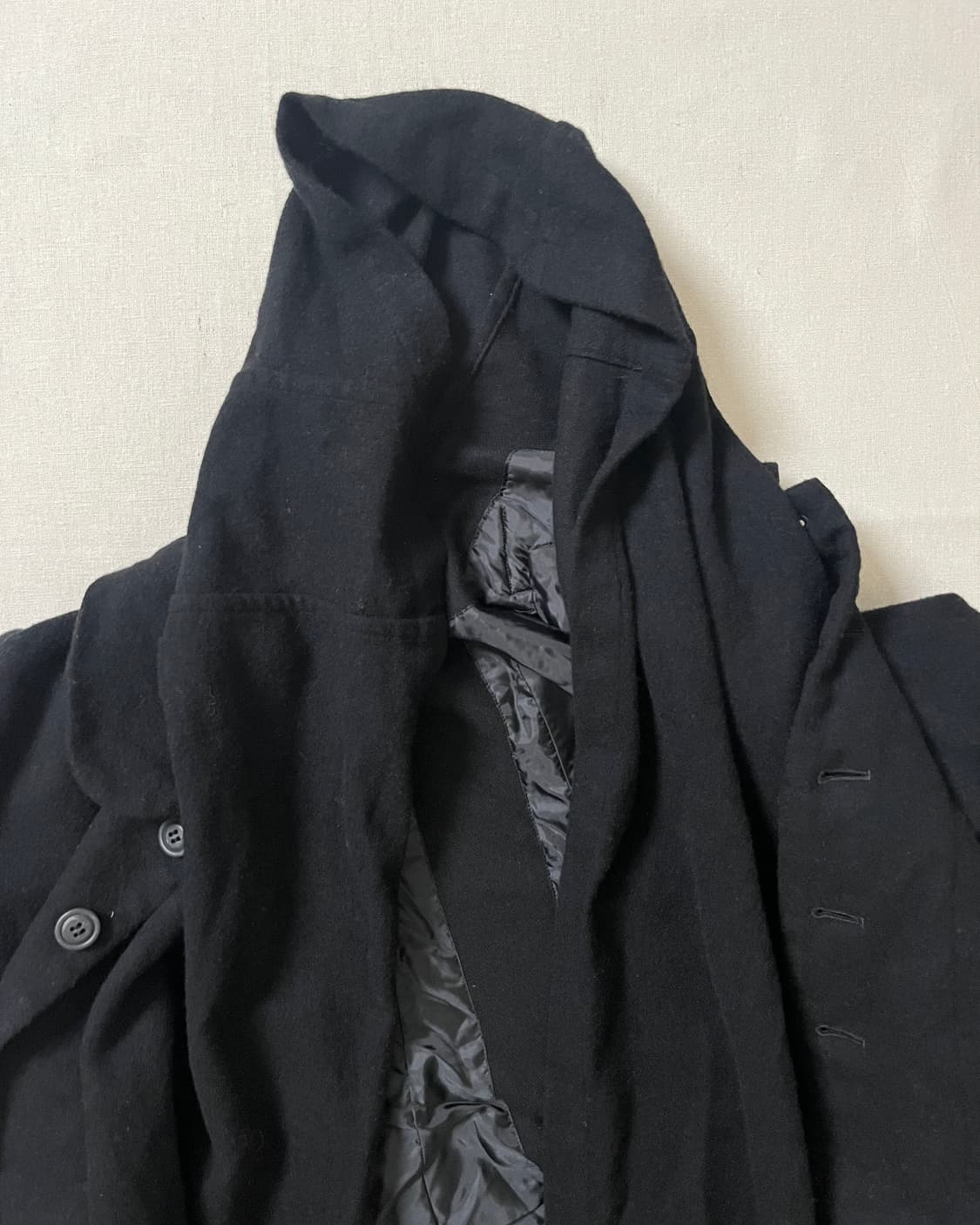 꼼데가르송 레이어드 도킹 코트 comme des garcons black 상품이미지6