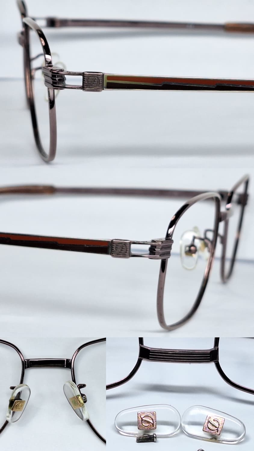 듀퐁 DP-1007 티타늄 IP 이온 도금 웰링턴 브라운 안경테 안경 상품이미지8