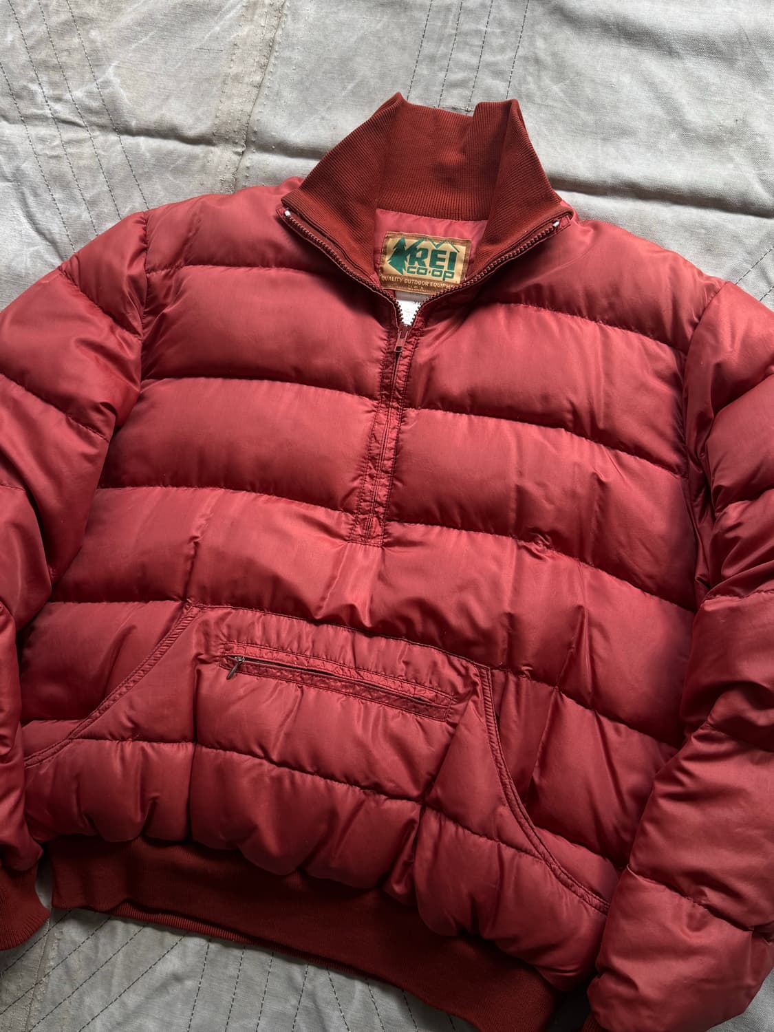 80s REI Goose Down Pull Over Jacket 상품이미지2