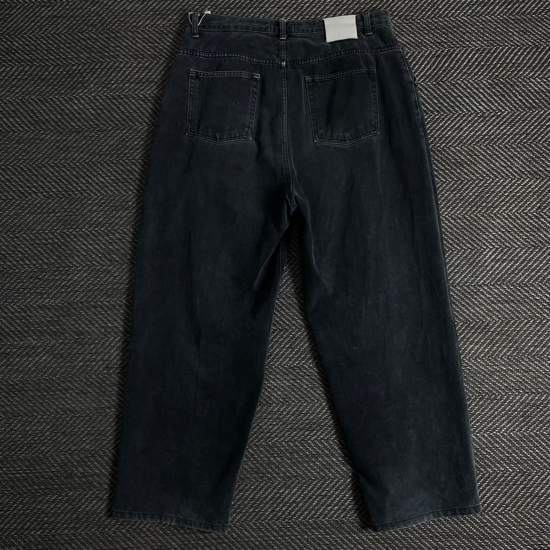 비바스튜디오 블랙 와이드 데님 팬츠o 3408 상품이미지4