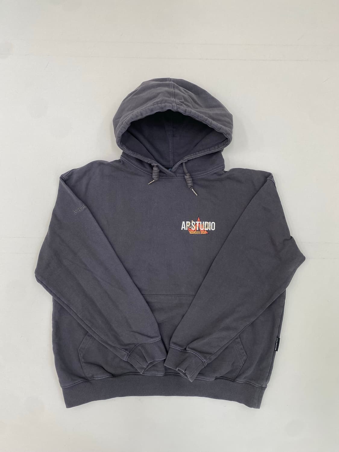 아스트랄 프로젝션 후드티 M 차콜 그레이 (오버핏) 상품이미지1