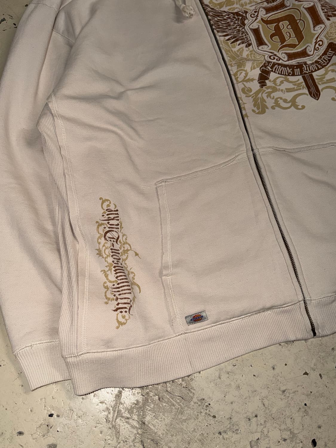 Dickies printing oversized hood zip-up 상품이미지8