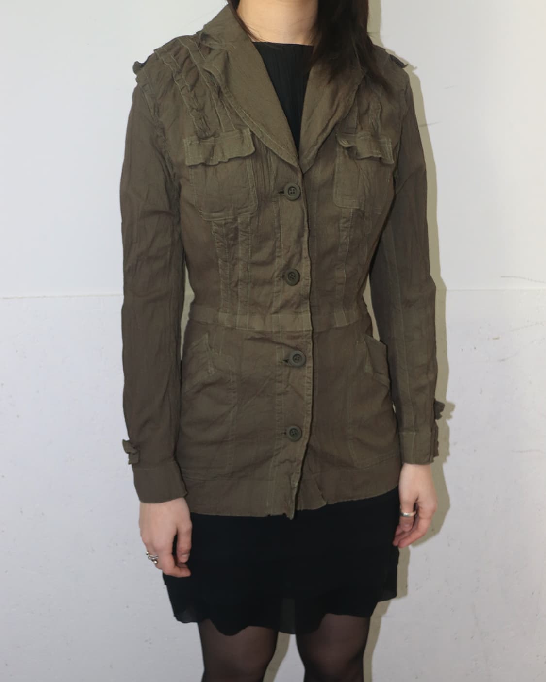 요시키 히시누마 링클 유틸리티 포켓 자켓 상품이미지3