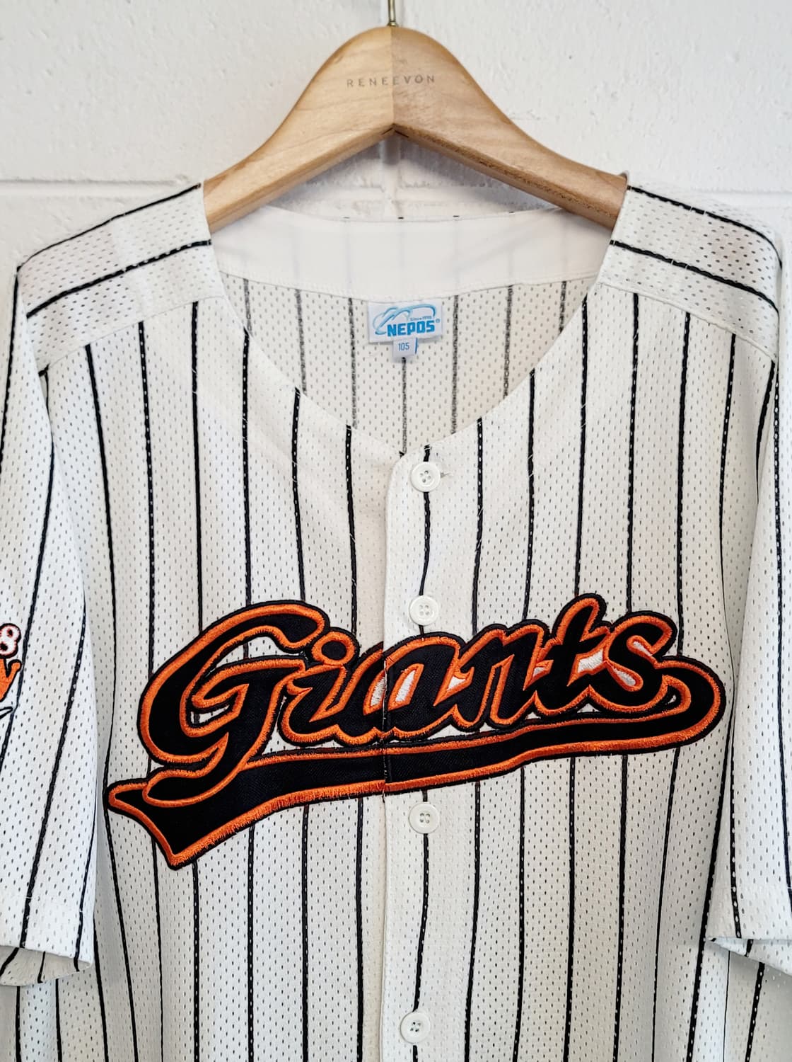 [105~슬림110] 네포스 롯데자이언츠 올드 홈 유니폼 판매합니다. 상품이미지3